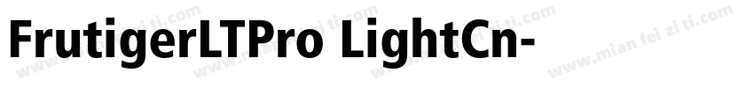 FrutigerLTPro LightCn字体转换